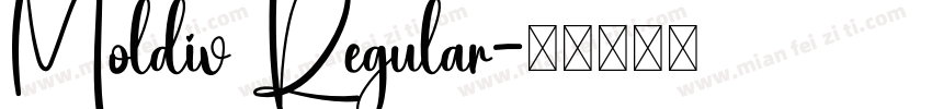 Moldiv Regular字体转换